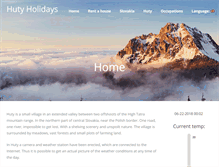 Tablet Screenshot of huty.eu